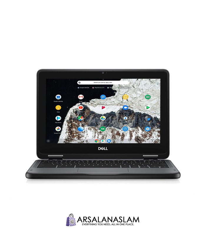 Dell Chromebook 3100 4GBRam 32GB Storage Playstore Supported 360 Rotatable 11.6 Touch screen Display - arsalanaslam.pk Dell Chromebook 3100 4GBRam 32GB Storage Playstore Supported 360 Rotatable 11.6 Touch screen Display - Image 1