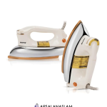 Geepas Heavy Weight Dry Iron - Non Stick Sole Plate